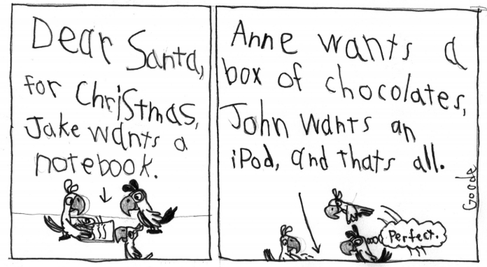 Who knew birds could write? (Well, Jake can anyway)