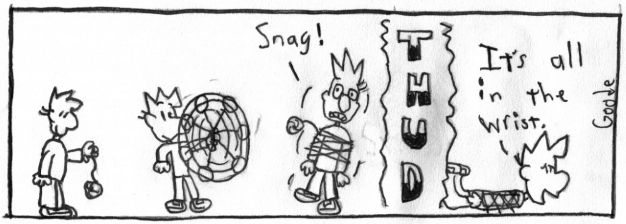 Quentin is a good at yo-yo. He's GOOD, not the best.